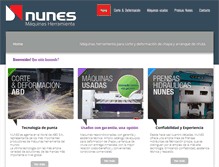 Tablet Screenshot of nunes.com.ar